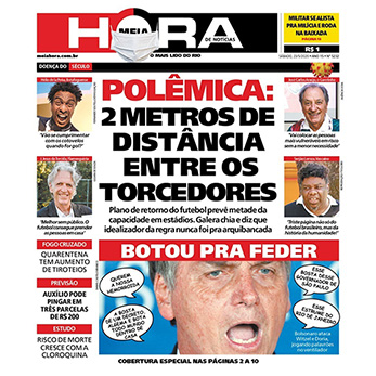 POLEMICA - DOIS METROS DE DISTANCIA ENTRE OS TORCEDORES