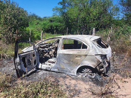 Corpo carbonizado é encontrado em Senhor do Bonfim - BA