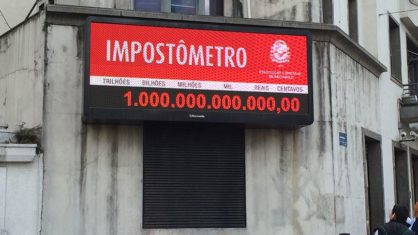 Atenção! Impostômetro atinge a marca de R$ 1,5 trilhão